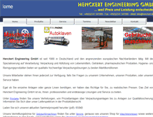 Tablet Screenshot of henckert.de
